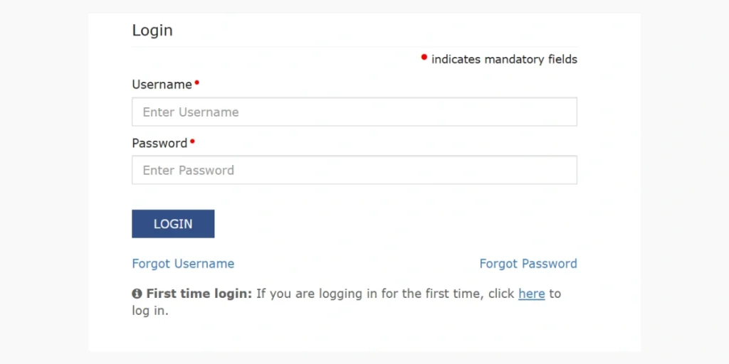 GST Existing User Login